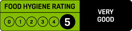 We are proud to have a five star food hygiene rating at Alexandras Gourmet Pizza and Grill House